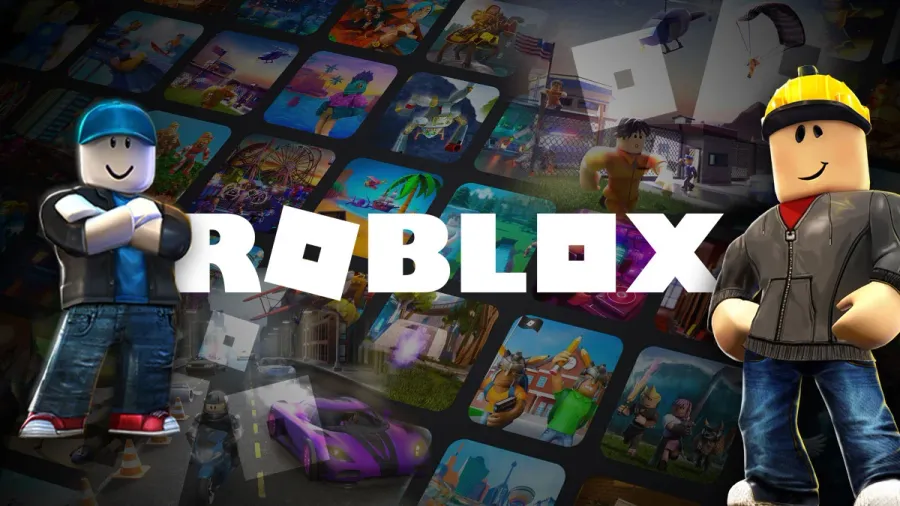 Collage promocional de Roblox con avatares y distintas experiencias.